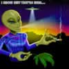 alien smoking marijuana